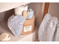 Jollein Plienky 3 ks 70x70 cm Miffy Stripe Navy