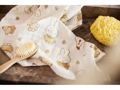 Jollein Plienky 3 ks 70x70 cm Miffy Family Farm
