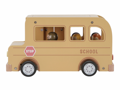 Little Dutch Školský autobus s figúrkami drevený