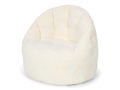 Little Dutch Kreslo detské plyšové Soft White