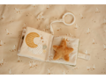 Little Dutch Závesná textilná knižka s aktivitami Newborn Naturals