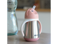 Beaba Hrnček termoizolačný so slamkou nerez 250ml Pink