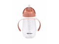 Beaba Hrnček so slamkou 300ml Terracotta