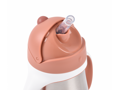 Beaba Hrnček termoizolačný so slamkou nerez 250ml Terracotta