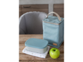 Beaba Desiatový box nerez Velvet Grey / Baltic Blue