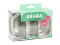 Beaba Desiatový box nerez Velvet Grey / Baltic Blue
