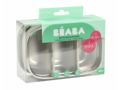 Beaba Desiatový box nerez Velvet Grey / Sage Green