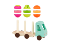 B-Toys Nákladiak drevený Stack & Roll Fruit Truck