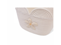 Childhome Kôš na hračky Kvetina Off White 30x20x15 cm