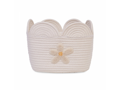 Childhome Kôš na hračky Kvetina Off White 30x20x15 cm