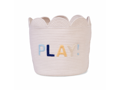 Childhome Kôš na hračky Kvetina Off White 35x35x35 cm