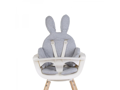 Childhome Sedacia podložka do detskej stoličky Rabbit Jersey Grey