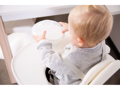 Childhome Pult k stoličke Evola ABS White + silikónové prestieranie