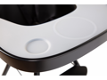 Childhome Pult k stoličke Evola ABS Black + silikónové prestieranie