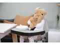 Childhome Pult k stoličke Evola ABS Black + silikónové prestieranie