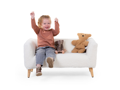 Childhome Pohovka detská Teddy Off White