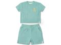 Little Dutch Tričko a kraťasy Seashells / Stripes Surf Blue vel. 98/104
