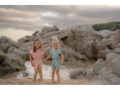 Little Dutch Overal letní Ocean Treasures Surf Blue vel. 98/104