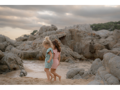 Little Dutch Overal letní Ocean Treasures Surf Blue vel. 98/104