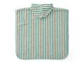 Little Dutch Plážové pončo Seashells / Stripes Surf Blue