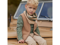 Little Dutch Šála pletená kruhová Warm Taupe One Size