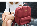 Childhome Prebaľovací batoh Family Club Signature Urban Burgundy