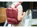 Childhome Prebaľovací batoh Family Club Signature Urban Burgundy