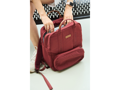 Childhome Prebaľovací batoh Family Club Signature Urban Burgundy
