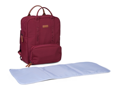 Childhome Prebaľovací batoh Family Club Signature Urban Burgundy