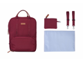 Childhome Prebaľovací batoh Family Club Signature Urban Burgundy