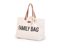 Childhome Cestovná taška Family Bag Teddy Off White