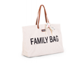 Childhome Cestovná taška Family Bag Teddy Off White