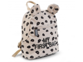 Childhome Detský batoh My First Bag Canvas Leopard