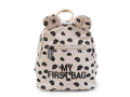 Childhome Detský batoh My First Bag Canvas Leopard