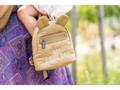 Childhome Detský batoh My First Bag Puffered Beige