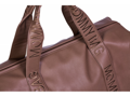 Childhome Prebaľovacia taška Mommy Bag Signature Vegan Leather Dark Brown
