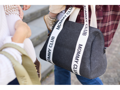 Childhome Prebaľovacia taška Mommy Club Signature Canvas Black