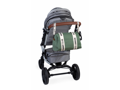 Childhome Prebaľovacia taška Mommy Club Signature Canvas Green