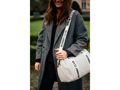 Childhome Prebaľovacia taška Mommy Club Signature Canvas Off White
