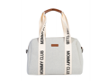 Childhome Prebaľovacia taška Mommy Club Signature Canvas Off White