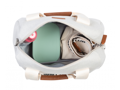 Childhome Prebaľovacia taška Mommy Club Signature Canvas Off White