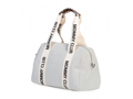 Childhome Prebaľovacia taška Mommy Club Signature Canvas Off White