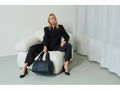 Childhome Prebaľovacia taška Mommy Club Signature Vegan Leather Black