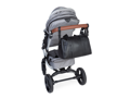 Childhome Prebaľovacia taška Mommy Club Signature Vegan Leather Black