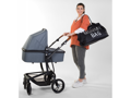 Childhome Kočík Urbanista 2v1 Canvas Grey