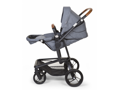 Childhome Kočík Urbanista 2v1 Canvas Grey