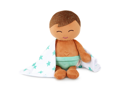 B-Toys Bábika plyšová do vane chlapec Lulla Baby Light Brown Hair