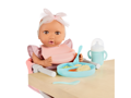 LullaBaby Stolička k stolu pre bábiky s doplnkami