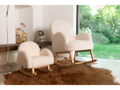 Childhome Kreslo detské hojdacie Teddy Off White