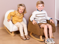 Childhome Kreslo detské hojdacie Teddy Off White
